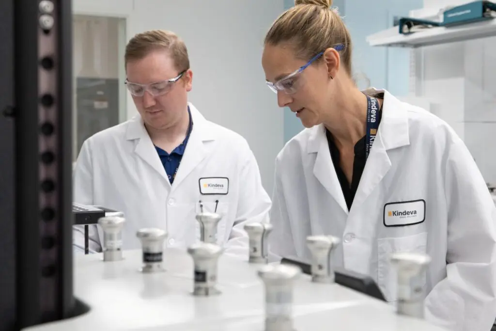 Kindeva team members advancing pharmaceutical research - purpose-driven careers in action